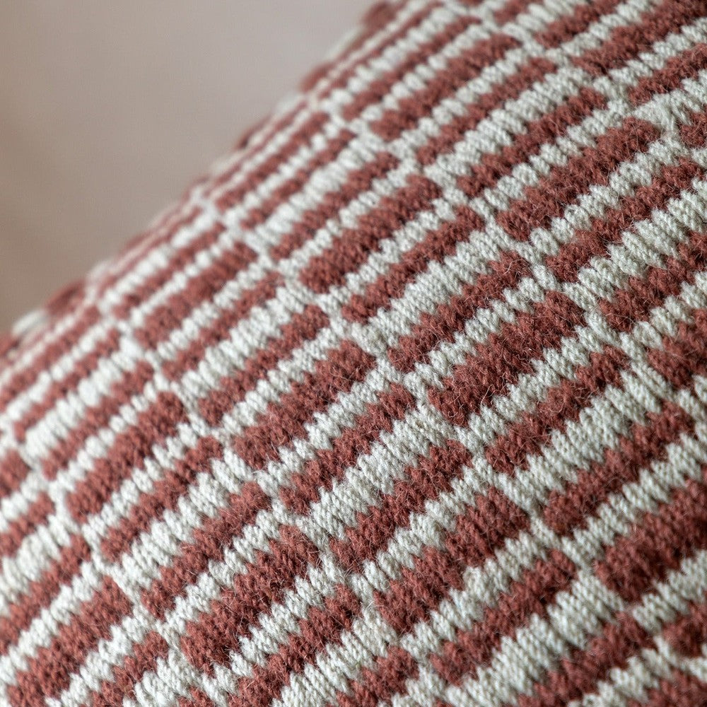 Rauma Wool Woven Pouffe - Nutmeg GalleryDirect 3