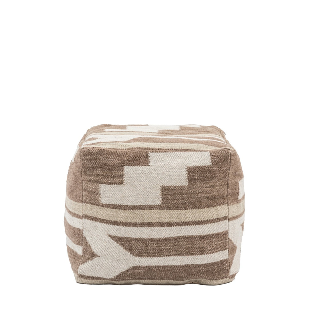Falun Tonal Pouffe - Biscuit GalleryDirect 5