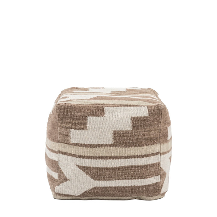 Falun Tonal Pouffe - Biscuit GalleryDirect 5
