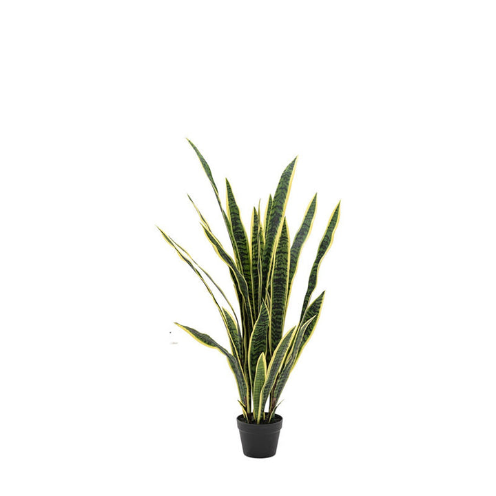 fake sansevieria plant Potted Faux Sansevieria Plant
