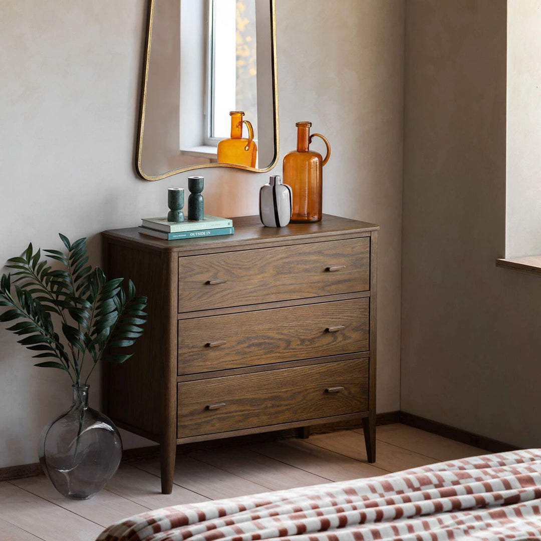 Camden 3 Drawer Chest - Walnut
