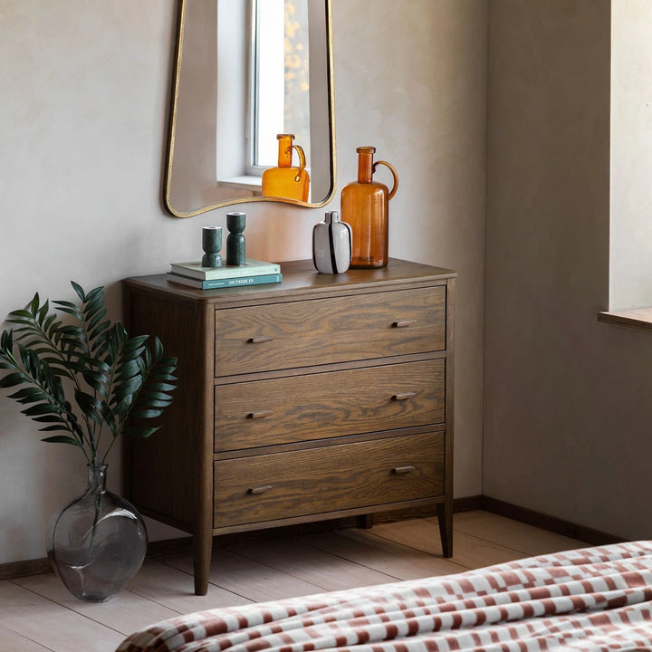 Camden 3 Drawer Chest - Walnut