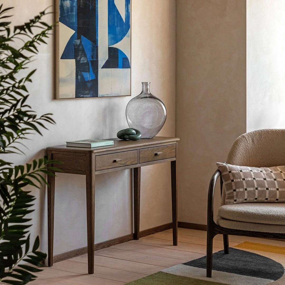 Camden 2 Drawer Console - Walnut