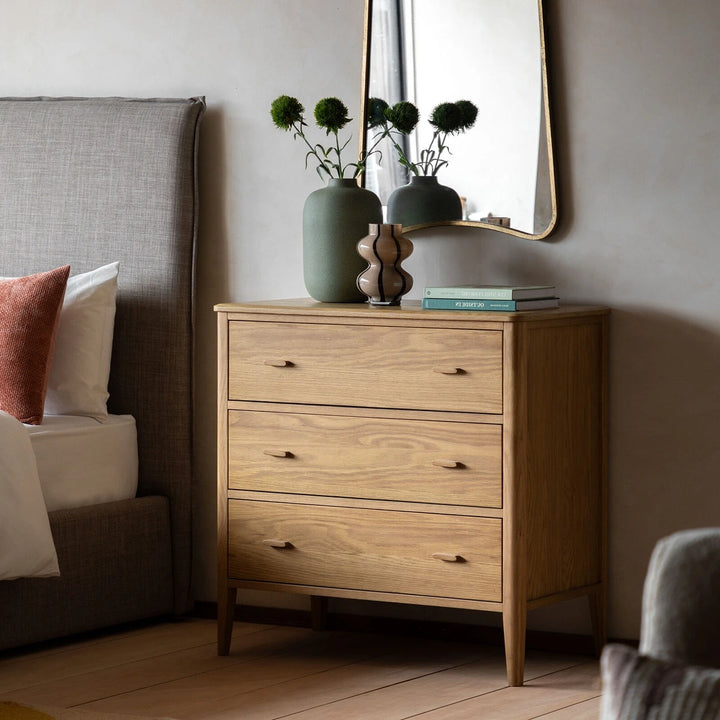 Camden 3 Drawer Chest - Natural