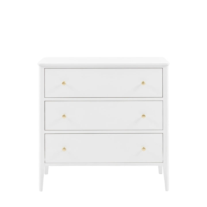 Acton 3 Drawer Chest - White
