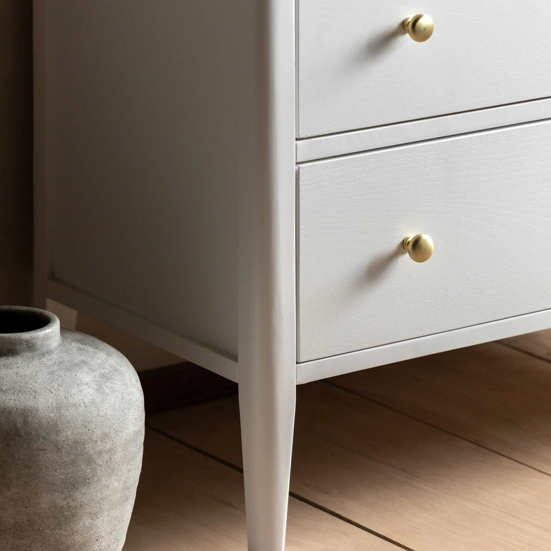 Acton 3 Drawer Chest - White