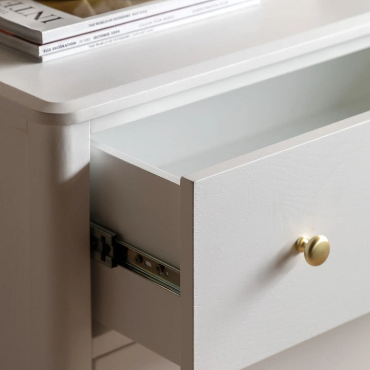 Acton 3 Drawer Chest - White