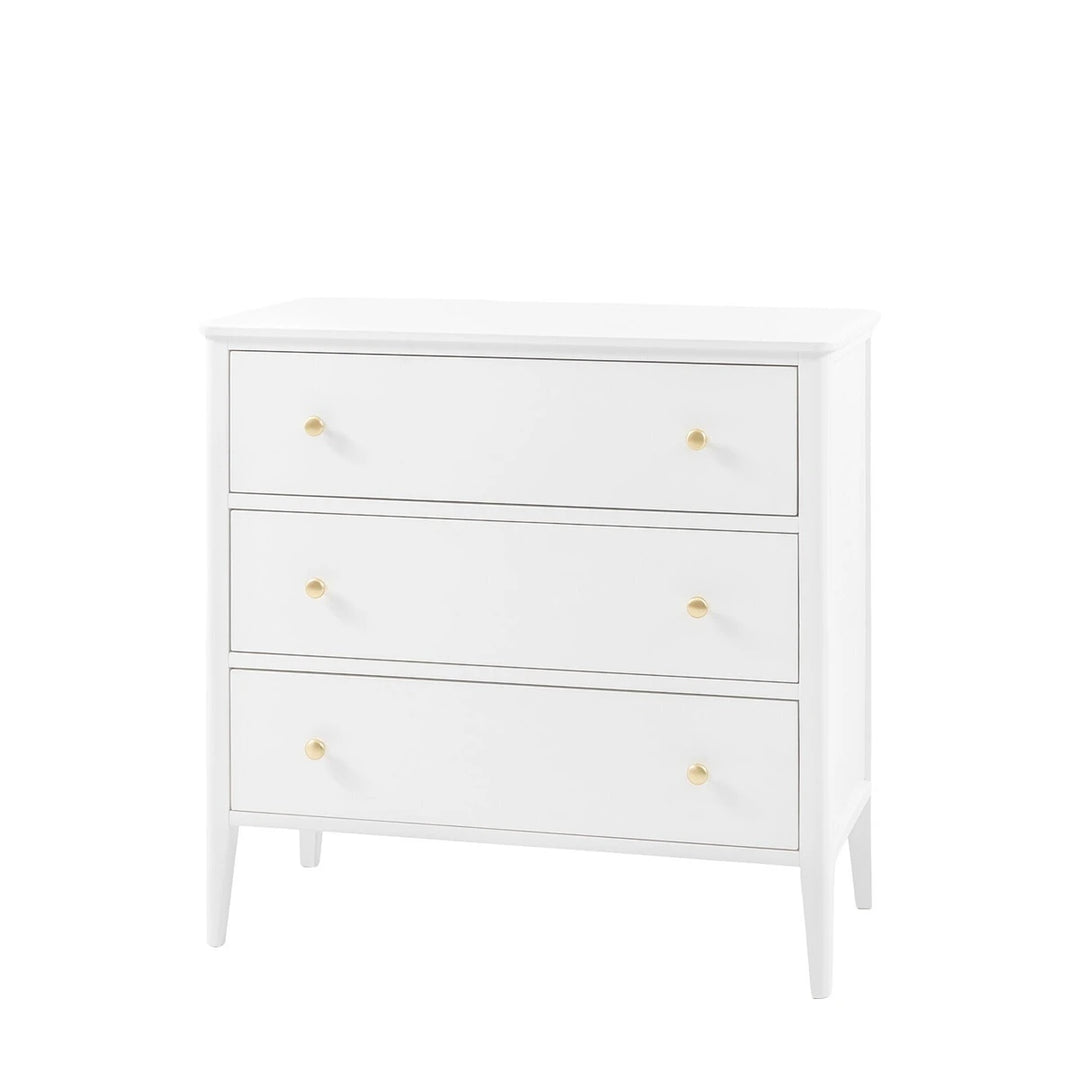 Acton 3 Drawer Chest - White