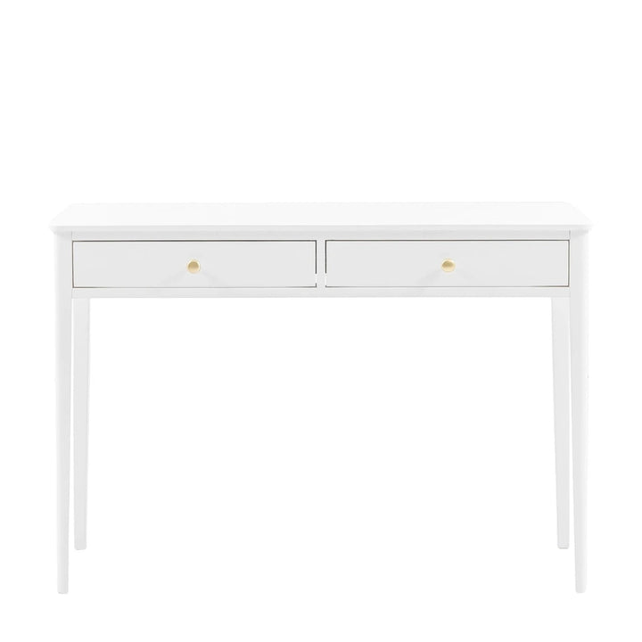 Acton 2 Drawer Console - White