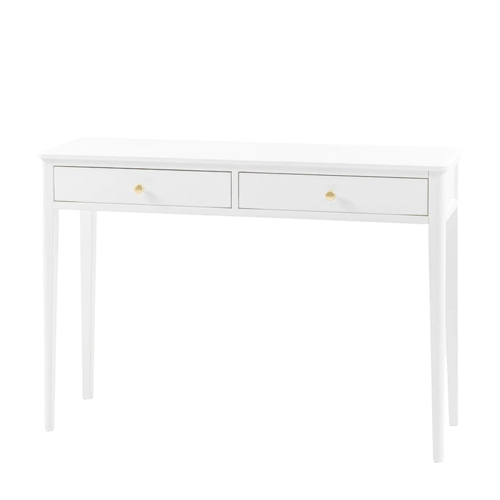 Acton 2 Drawer Console - White