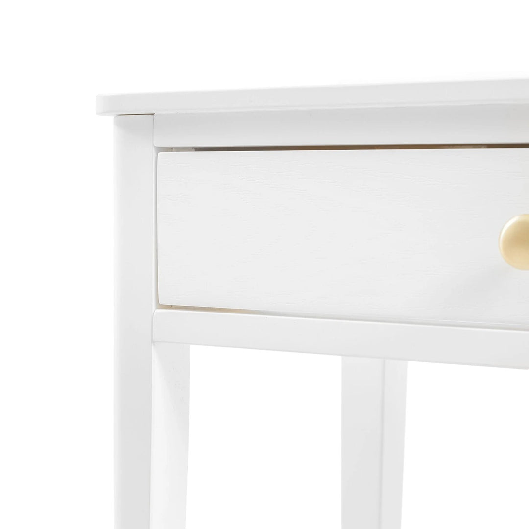 Acton 2 Drawer Console - White