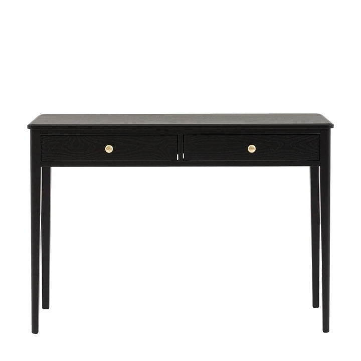Acton 2 Drawer Console - Black