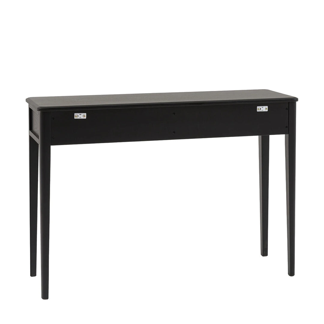 Acton 2 Drawer Console - Black