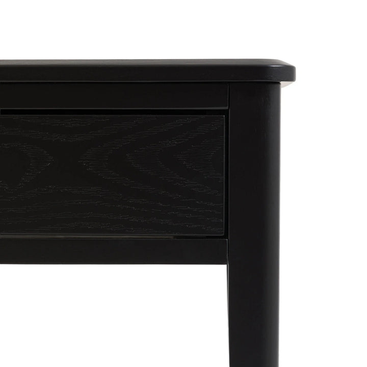 Acton 2 Drawer Console - Black