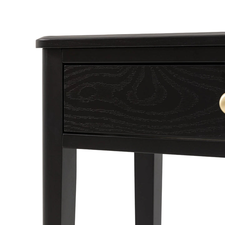 Acton 2 Drawer Console - Black