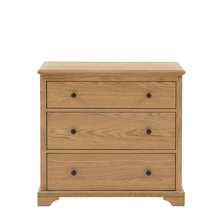 Malvern 3 Drawer Chest - Natural