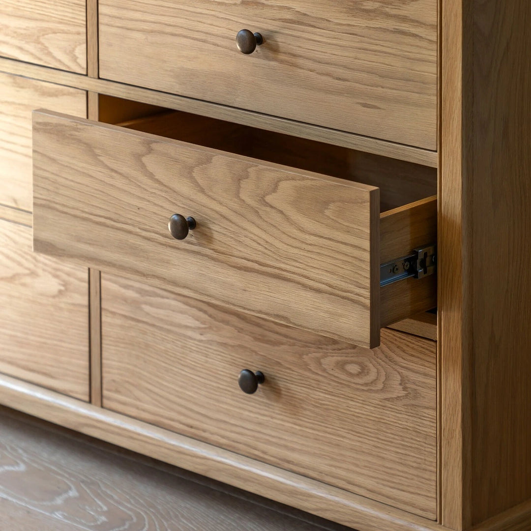 Malvern 9 Drawer Chest - Natural