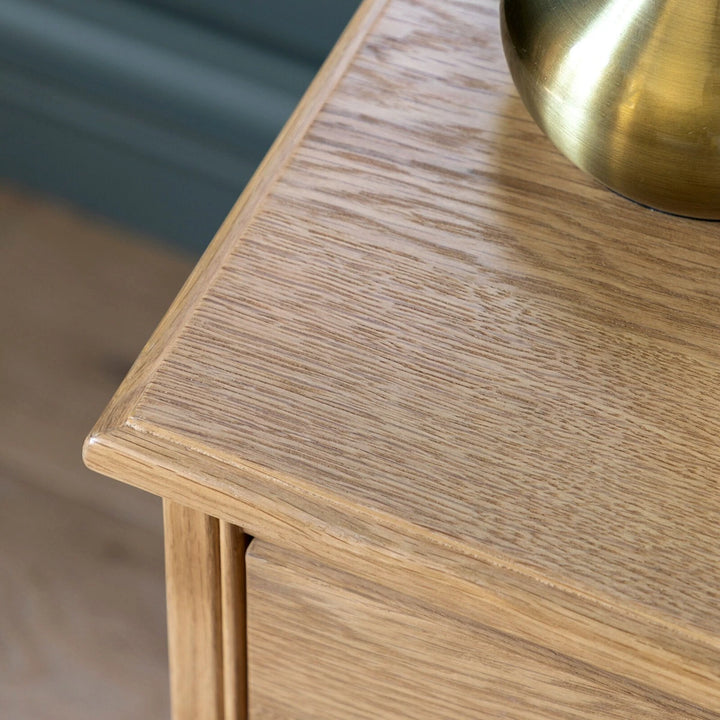 Malvern 1 Drawer Bedside Table - Natural