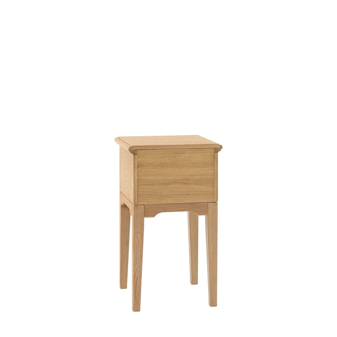 Malvern 1 Drawer Bedside Table - Natural