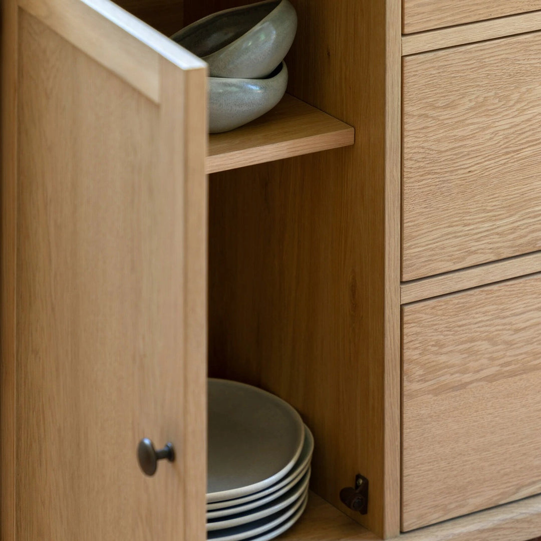Malvern 2 Door 3 Drawer Sideboard - Natural