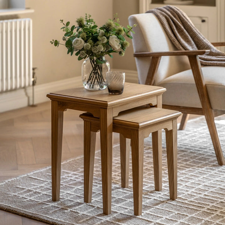 Malvern Set of 2 Nest Tables - Natural