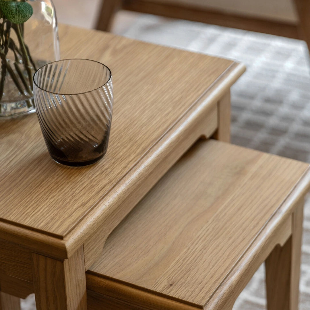 Malvern Set of 2 Nest Tables - Natural