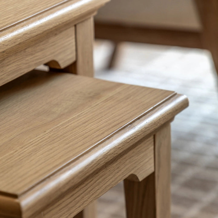 Malvern Set of 2 Nest Tables - Natural