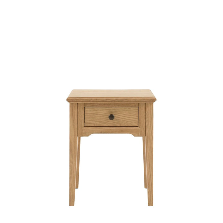 Malvern 1 Drawer Side Table - Natural