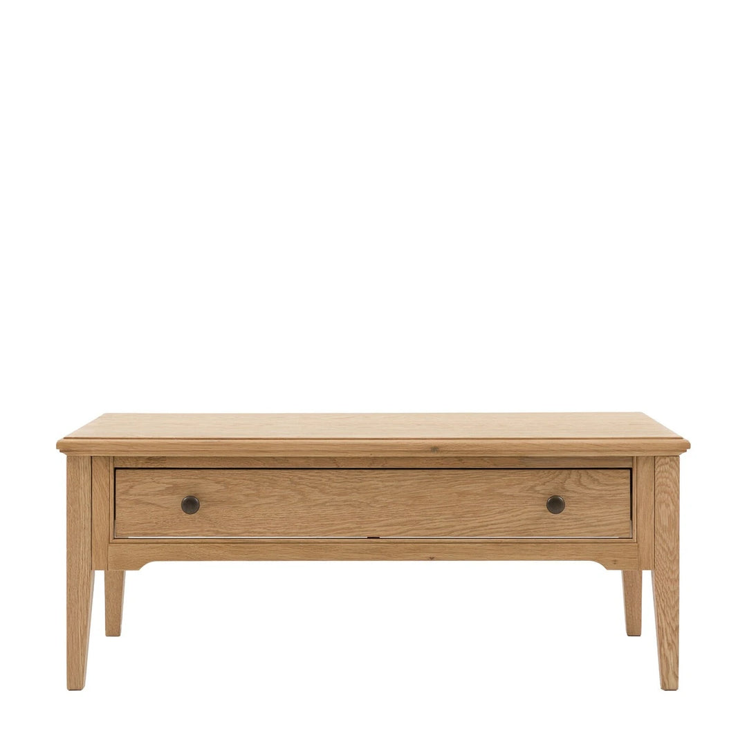 Malvern 1 Drawer Coffee Table - Natural