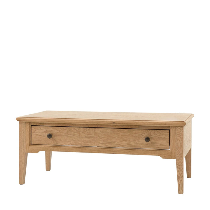 Malvern 1 Drawer Coffee Table - Natural