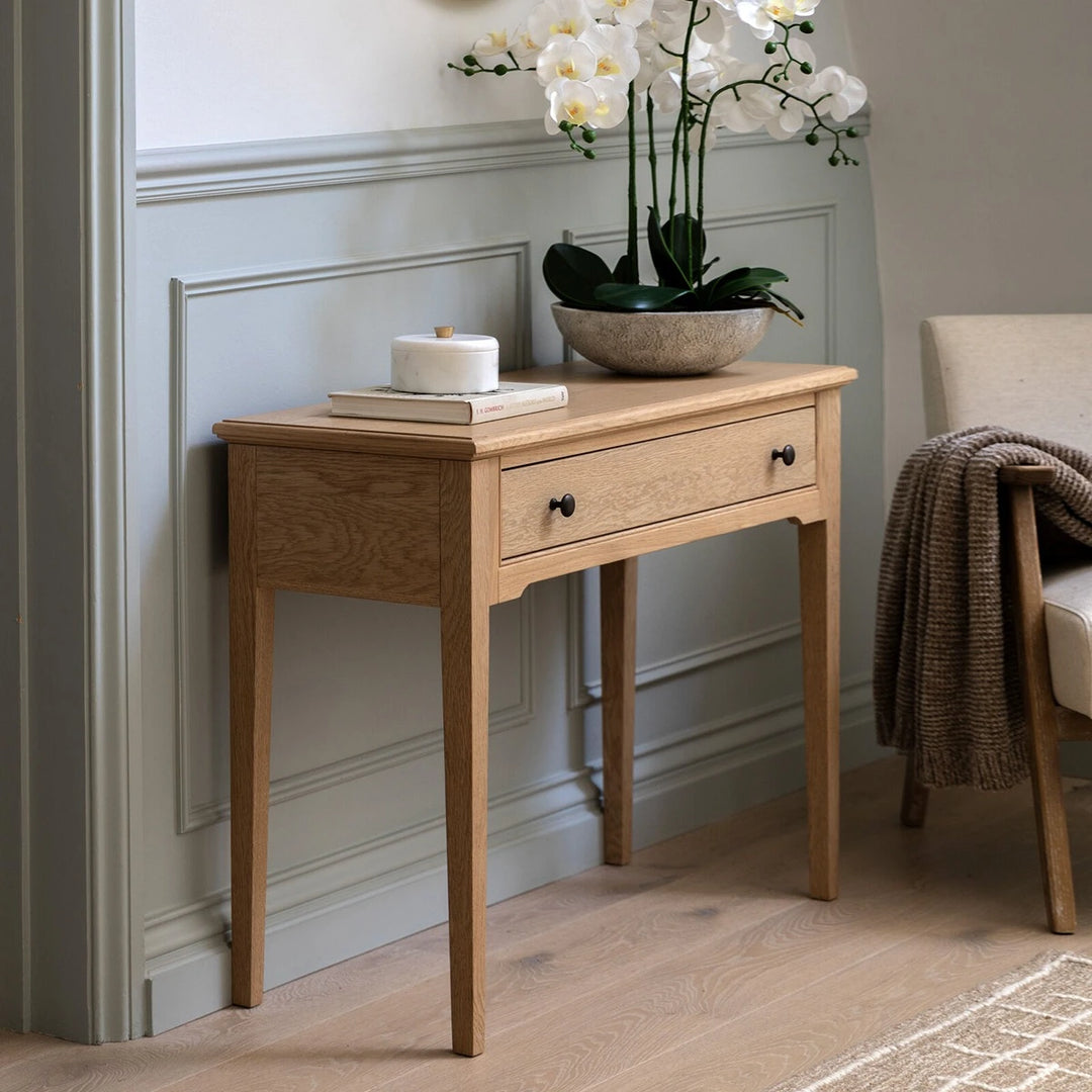 Malvern 1 Drawer Console - Natural