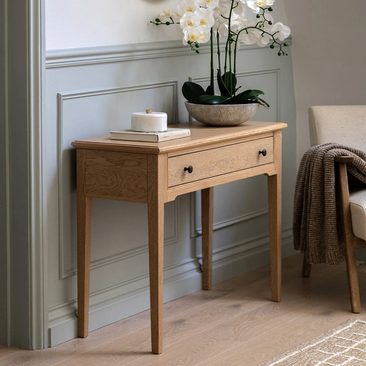 Malvern 1 Drawer Console - Natural