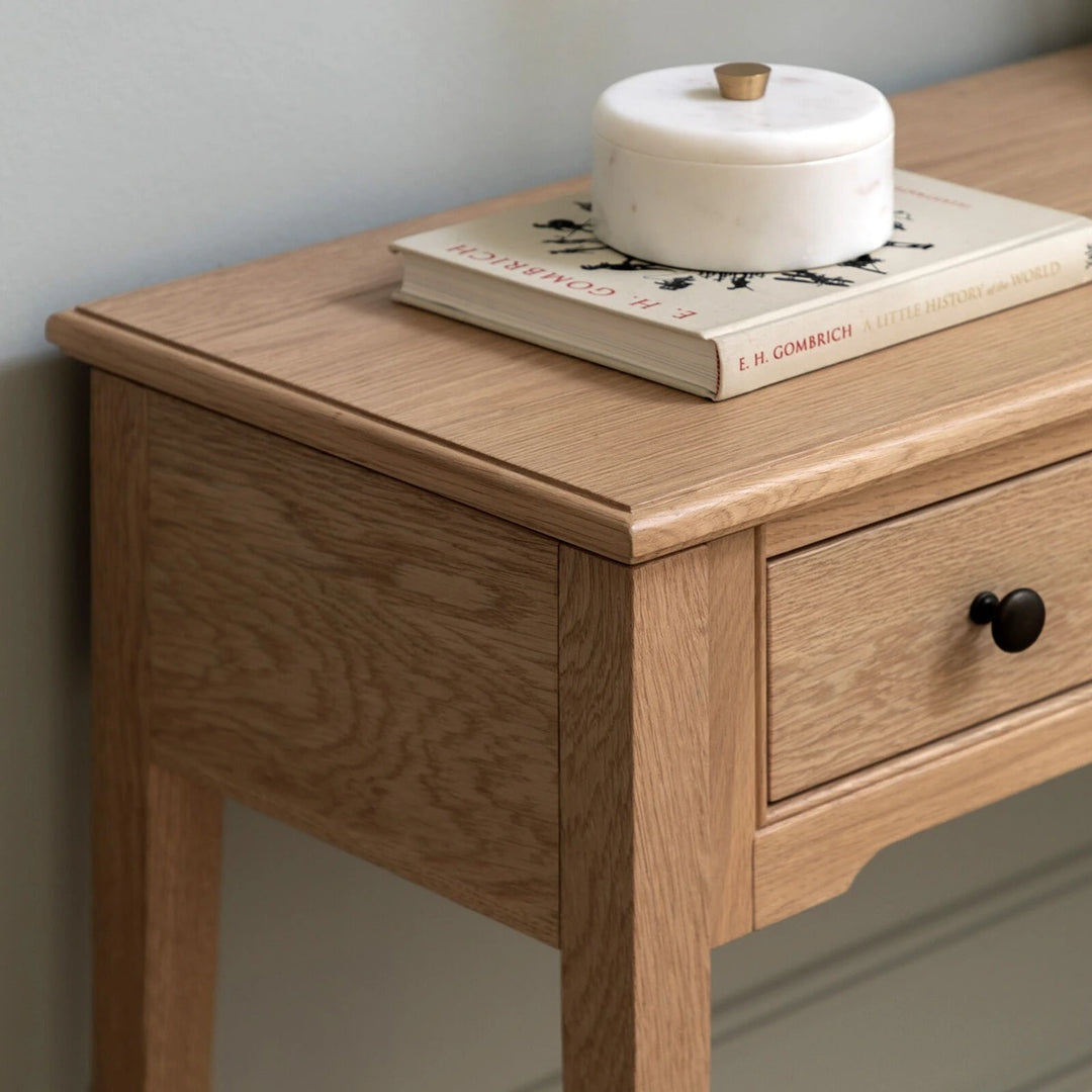 Malvern 1 Drawer Console - Natural