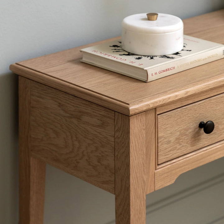 Malvern 1 Drawer Console - Natural