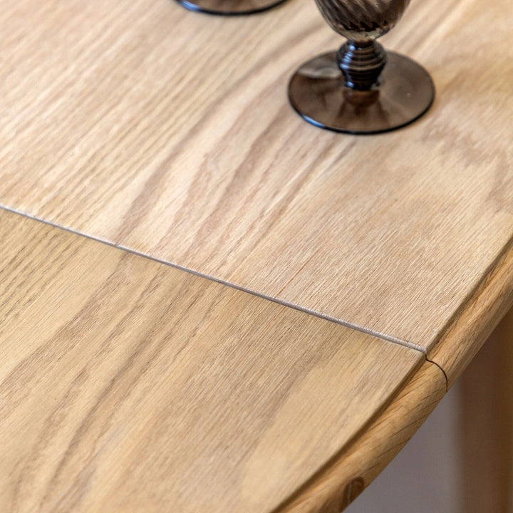 Malvern Round Extendable Dining Table - Natural