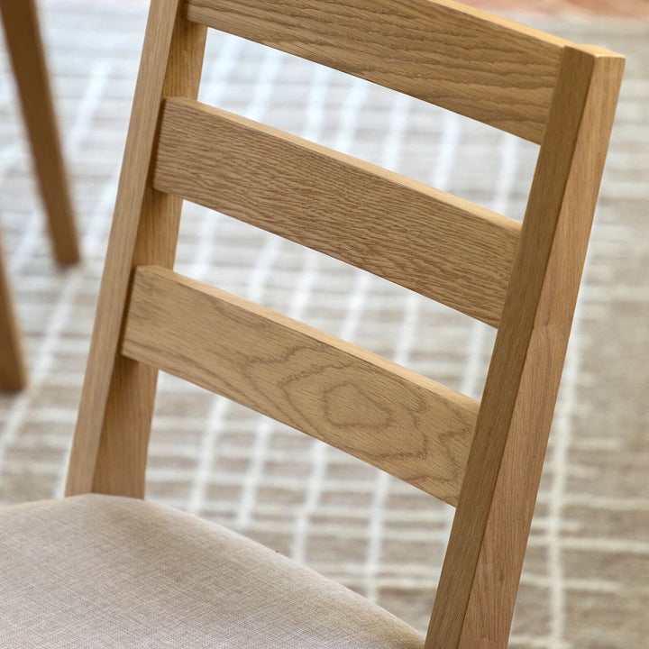 Malvern Set of 2 Dining Chairs - Natural