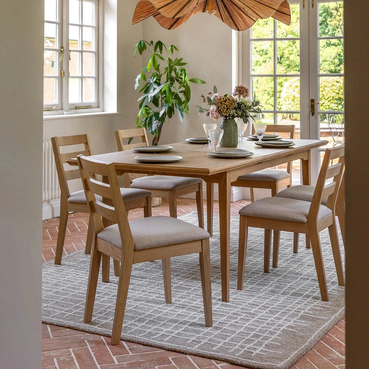 Malvern Set of 2 Dining Chairs - Natural