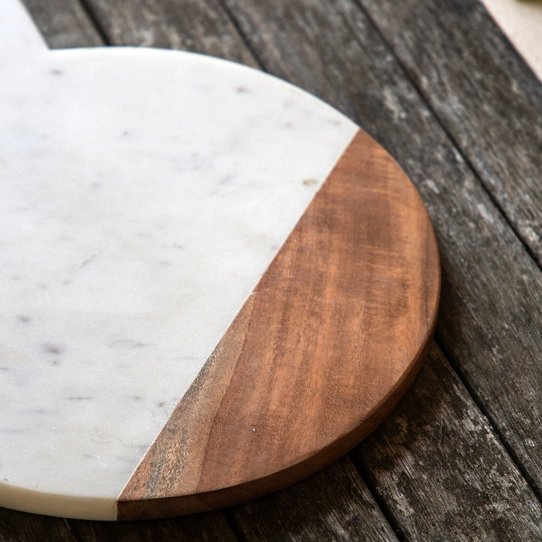 Nori Round Marble Cheese Board