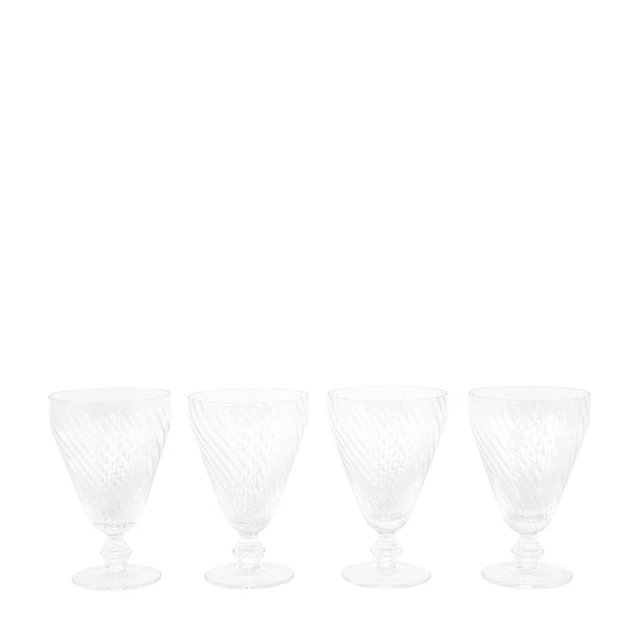 Swirl Set of 4 Wine Glasses