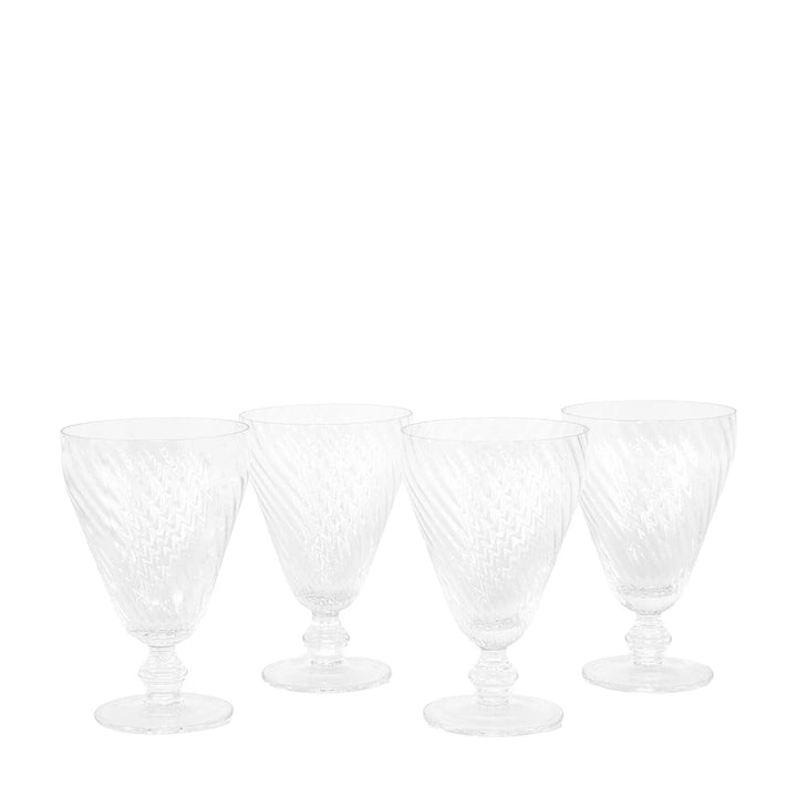 Swirl Set of 4 Wine Glasses