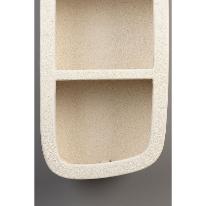 Veda 3 Recycled Marble Wall Shelf