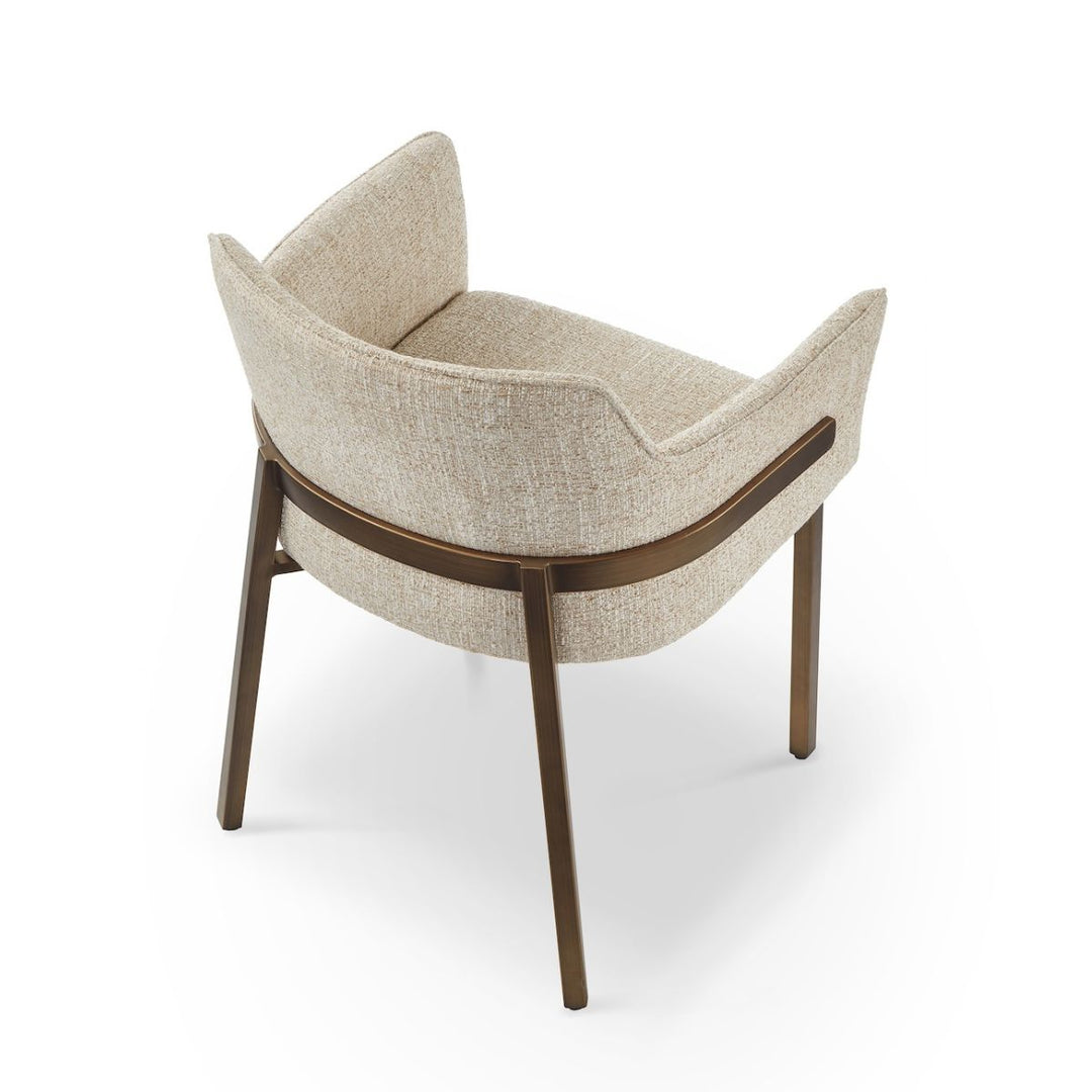 Tessa Set of 2 Dining Chairs (Crib 5) - Field Beige