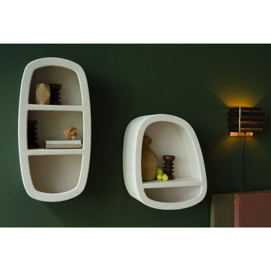 Veda 1 Recycled Marble Wall Shelf