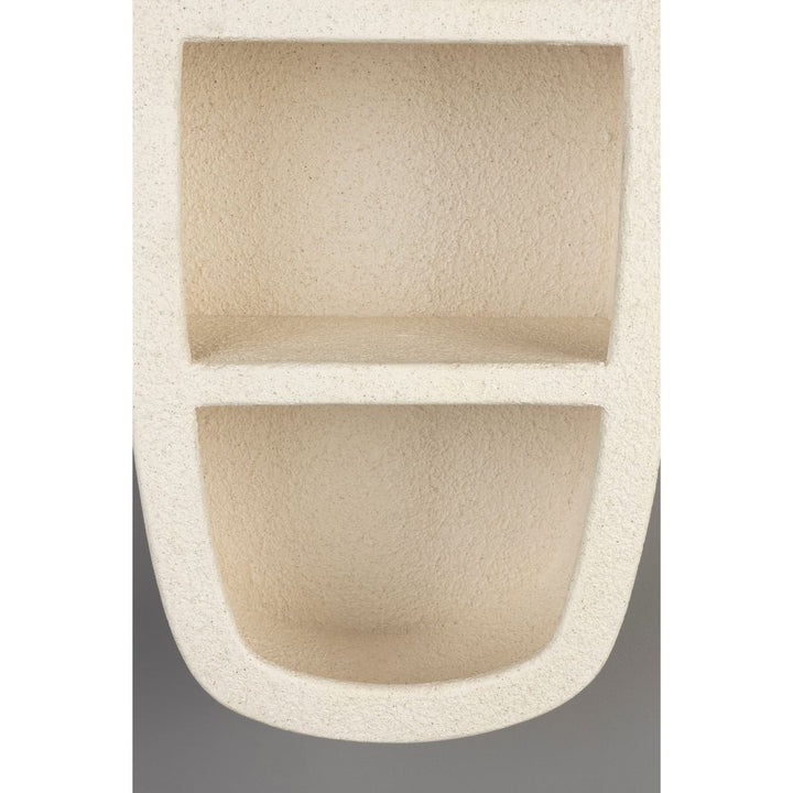 Veda 2 Recycled Marble Wall Shelf