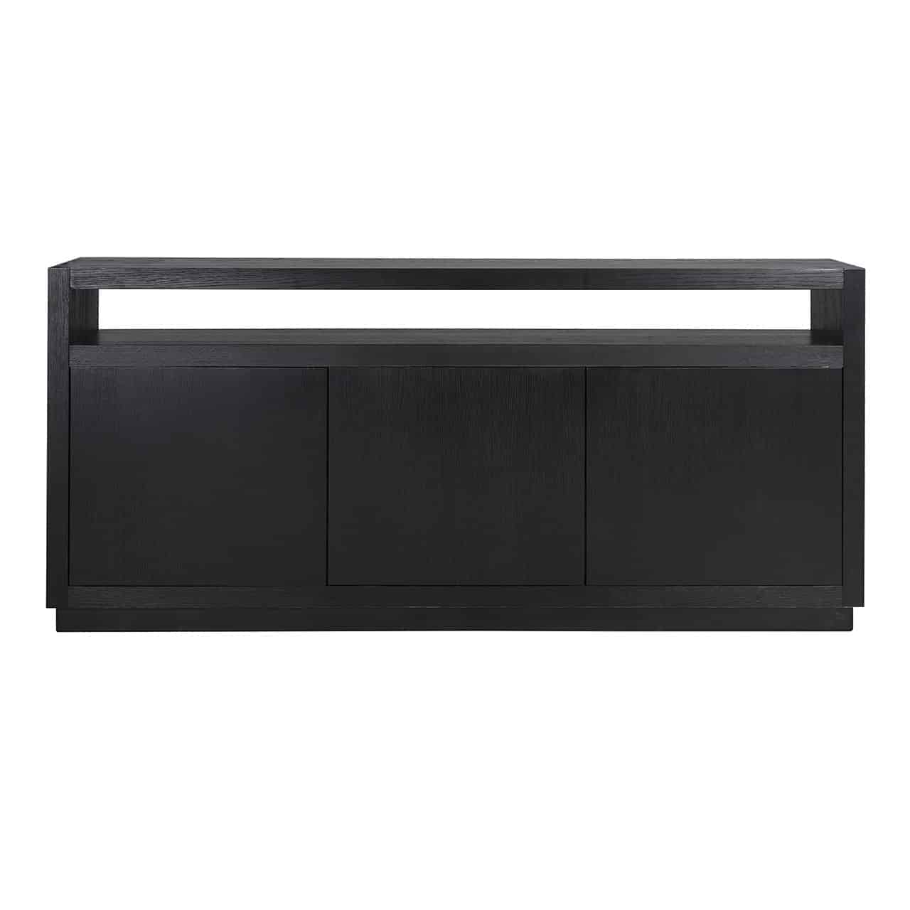 Richmond Oakura 3 Doors Black Sideboard