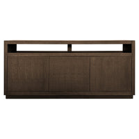 Richmond Interiors Oakura Sideboard 3-Doors in Brown