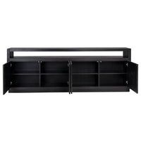 Richmond Oakura 4 Doors Black Sideboard