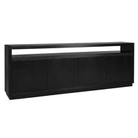 Richmond Oakura 4 Doors Black Sideboard