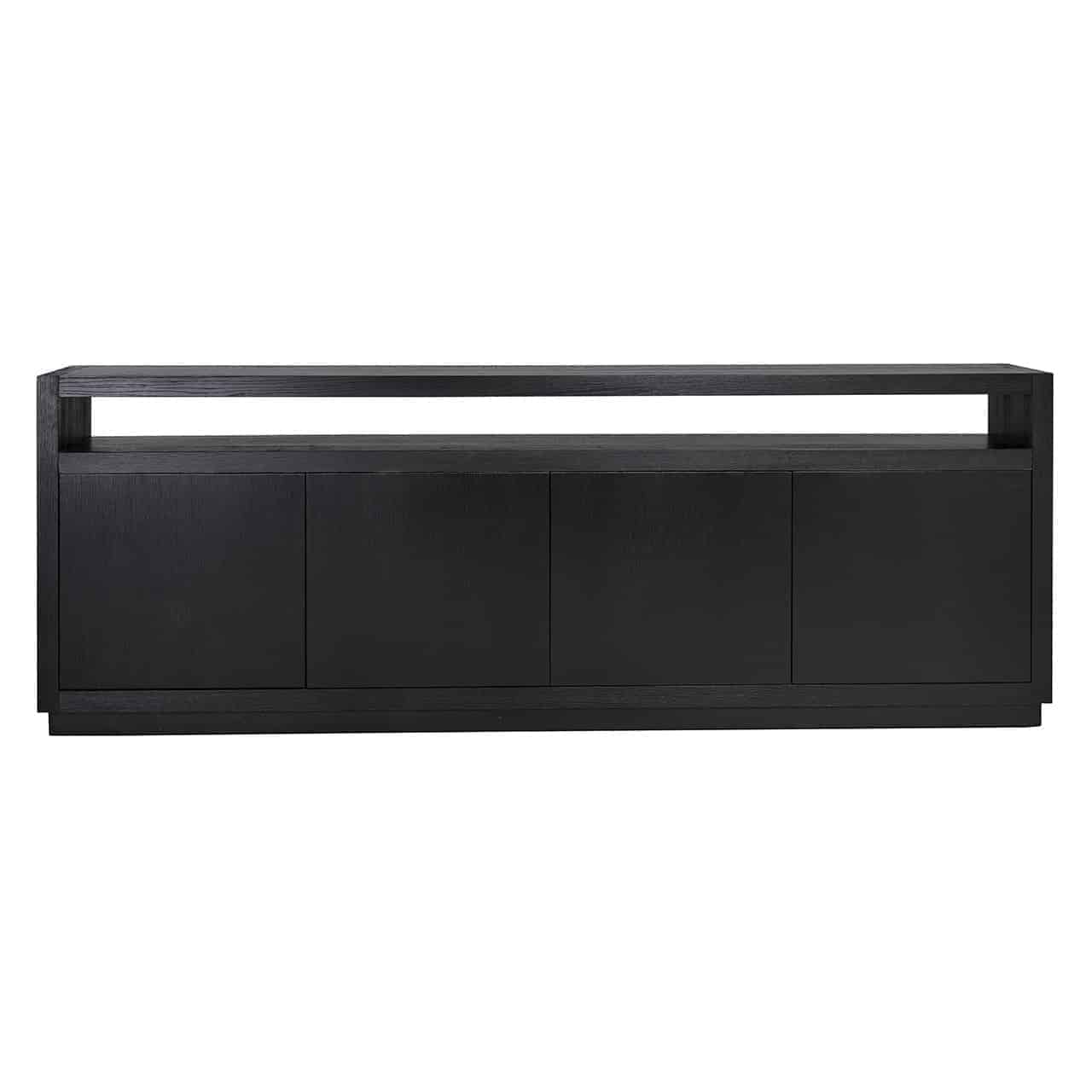 Richmond Oakura 4 Doors Black Sideboard