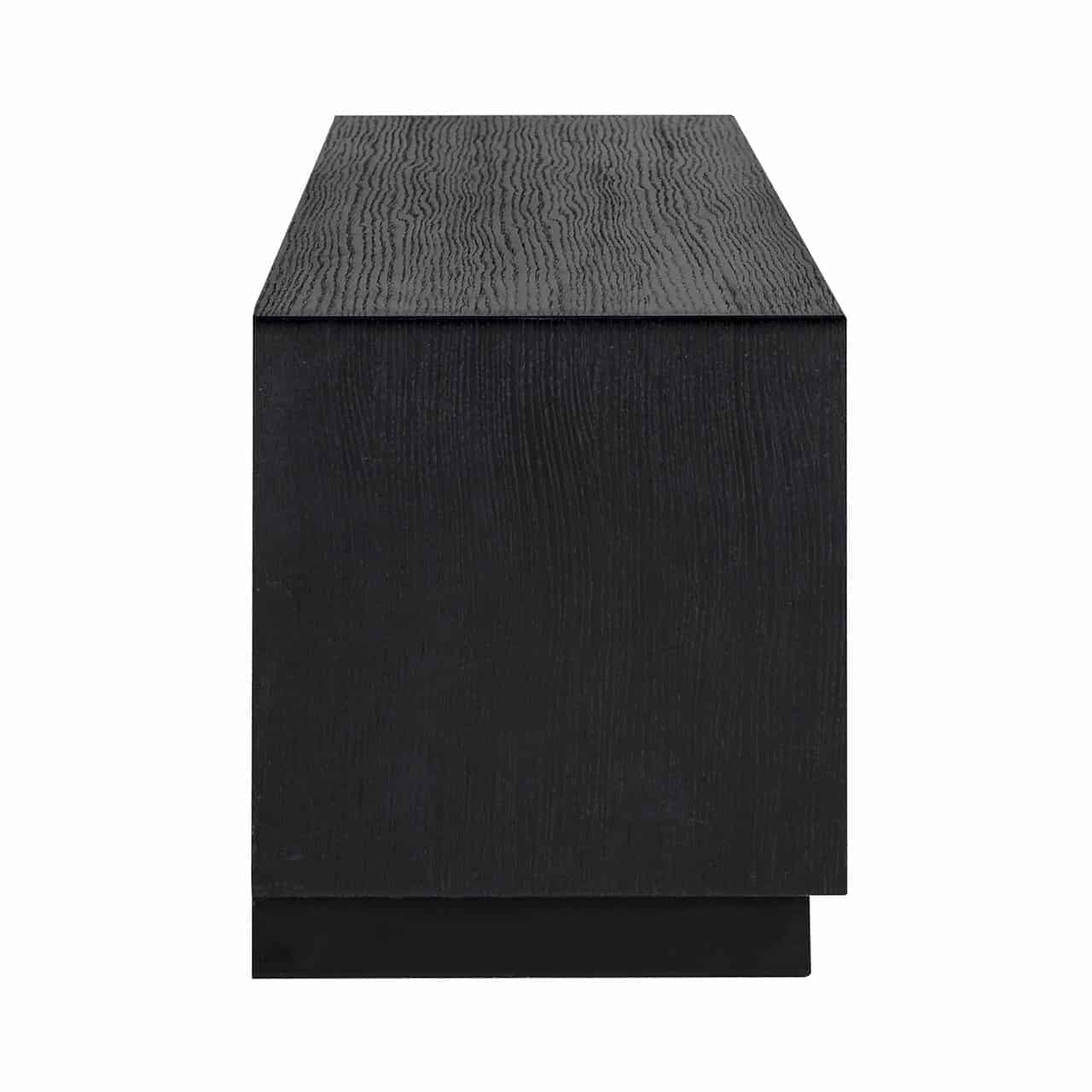 Richmond Oakura 3 Drawers Black TV Unit